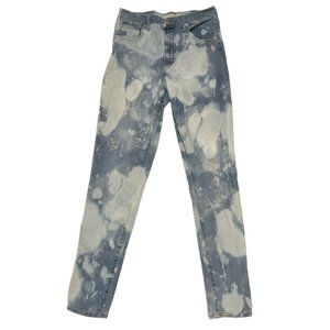 Stylish Blue and White Women's Jeans